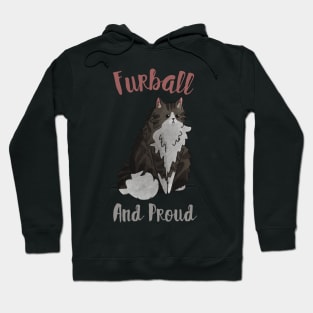 Furball and proud - Siberian Cat - Cat Lovers Gift Hoodie